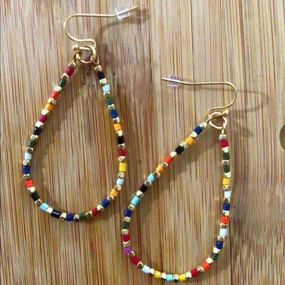 Fashion Jewelry Jewelry - SOLD Multicolor hoop earrings rainbow